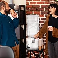 Vista 4 de 5 Gallon Water Jug Dispenser Base with Spout for 3 to 5 Gallon Bottle Plastic Water Jug Holder Containers for Stand or Countertop(Clear)