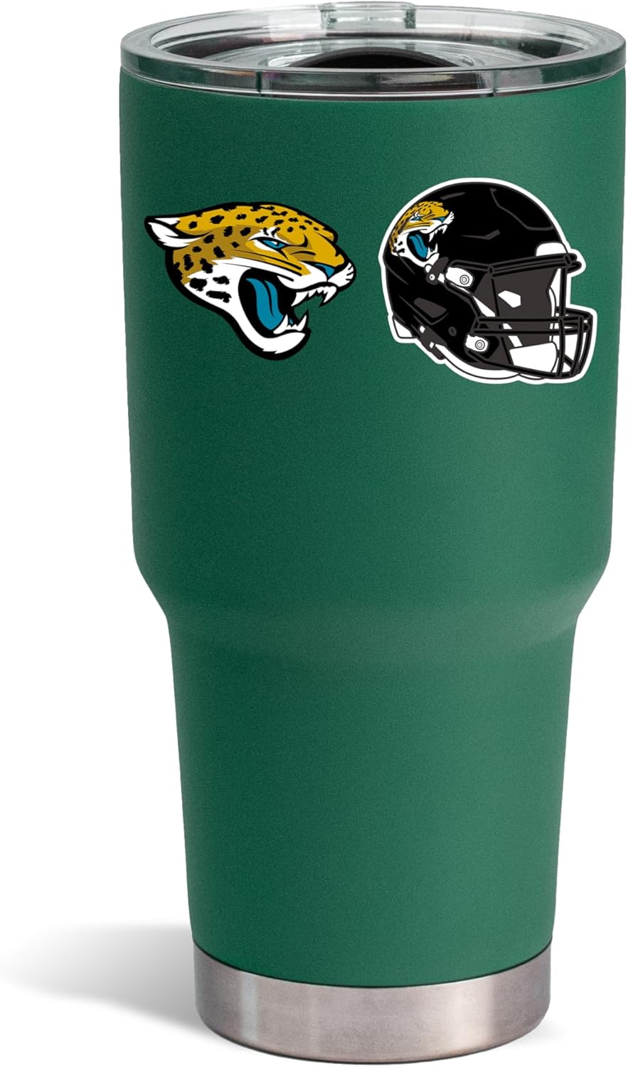 The Memory Company Officially Licensed NFL 30oz Insulated Stainless Steel Tumbler - Double Wall Vacuum Sealed Travel Mug with Built-In Bottle Opener, Leak-Proof Lid, Game Day Essential