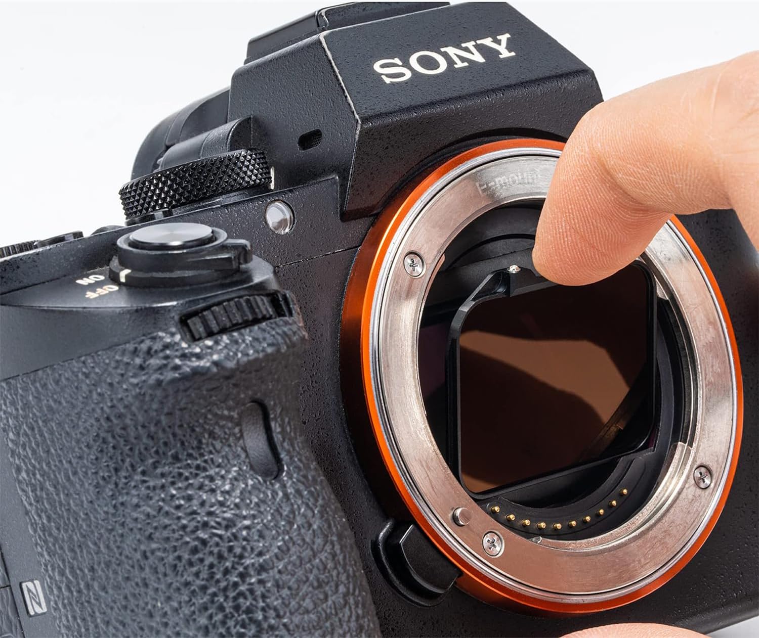 Kase Clip-in Black Mist 1/4 Diffusion Filter for Sony Mirrorless Full Frame Camera A7III A7IV A7RIV A7C, Mist Dream Cinematic Effect Filter for Video/Vlog/Portrait Photography