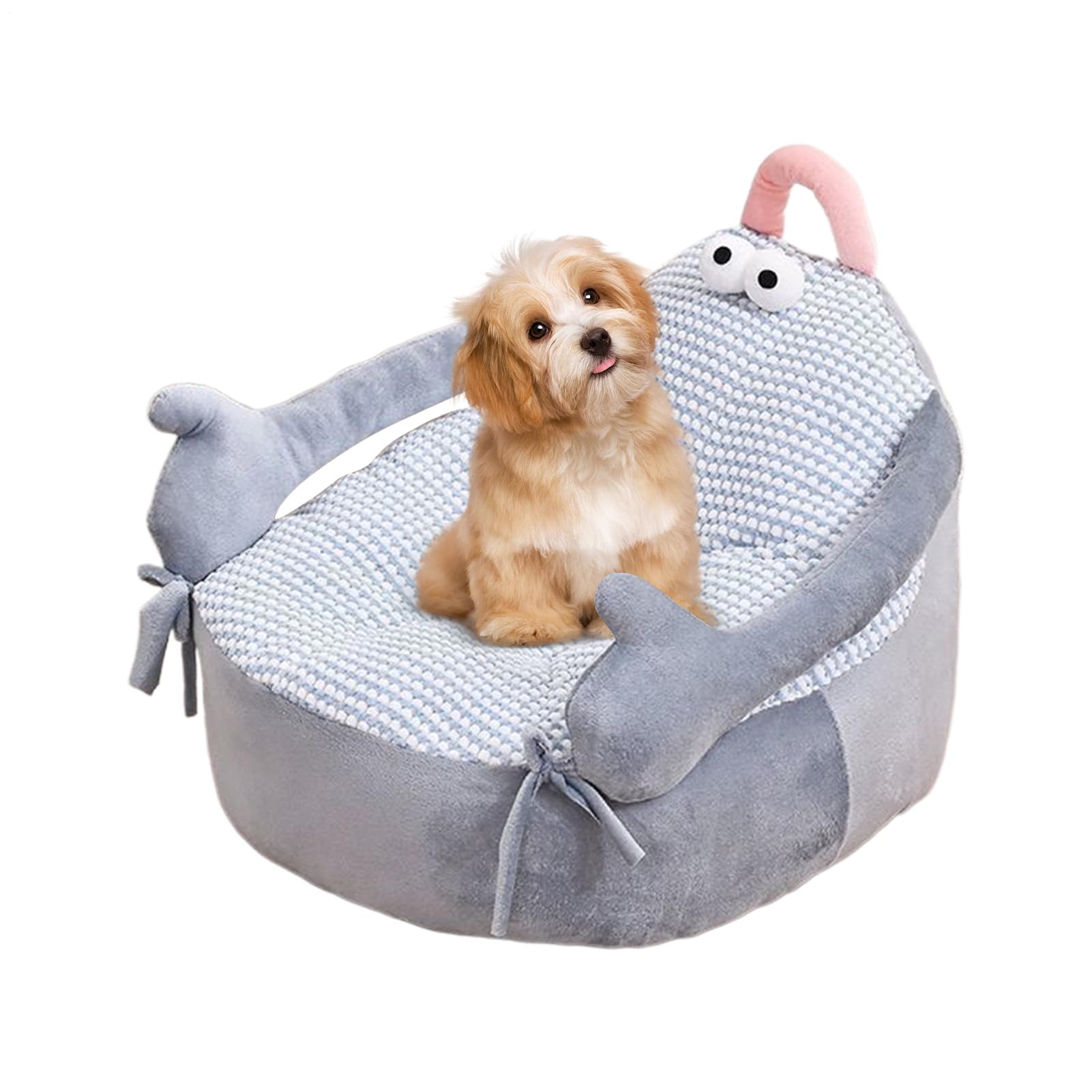 Sofa d'intérieur plush pour chats apaisant, siège doux chaud