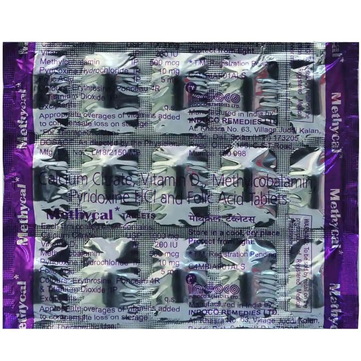 Methycal - Strip of 15 Tablets