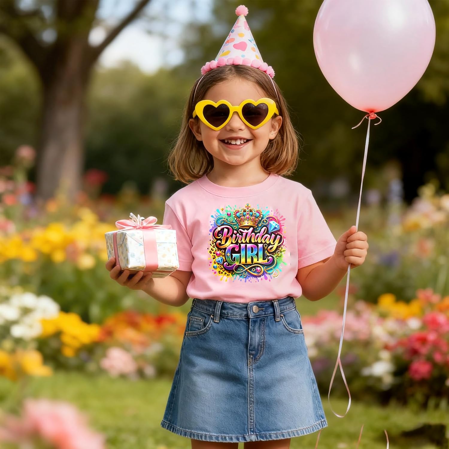 Birthday Girl Shirt 2nd 3rd 4th 5th 6th 7th 8th Girls Birthday T-Shirt Cotton Short Sleeve Tee Top - Image 5