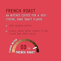 Vista 3 de Marca Yaxa – Cápsulas de café tostado oscuro Happy Belly, tostado francés, compatibles con cafeteras Keurig 2.0 K-Cup, 100