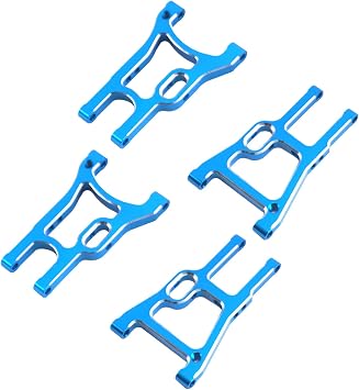 4PCS Vgoohobby Aluminum Alloy Rear Suspensiom Arm 102021 02007 Swing Arm Compatible with HSP 94101 94102 94103 94123 Redcat Lightning EP Drift 1/10 RC Car