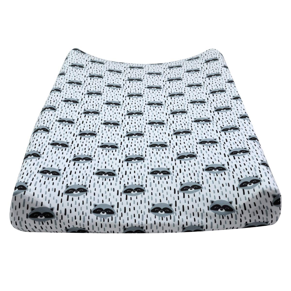 JYOKO KIDS Sábana para cambiador ajustable (RACCOON) 80 X 50 cm Algodón