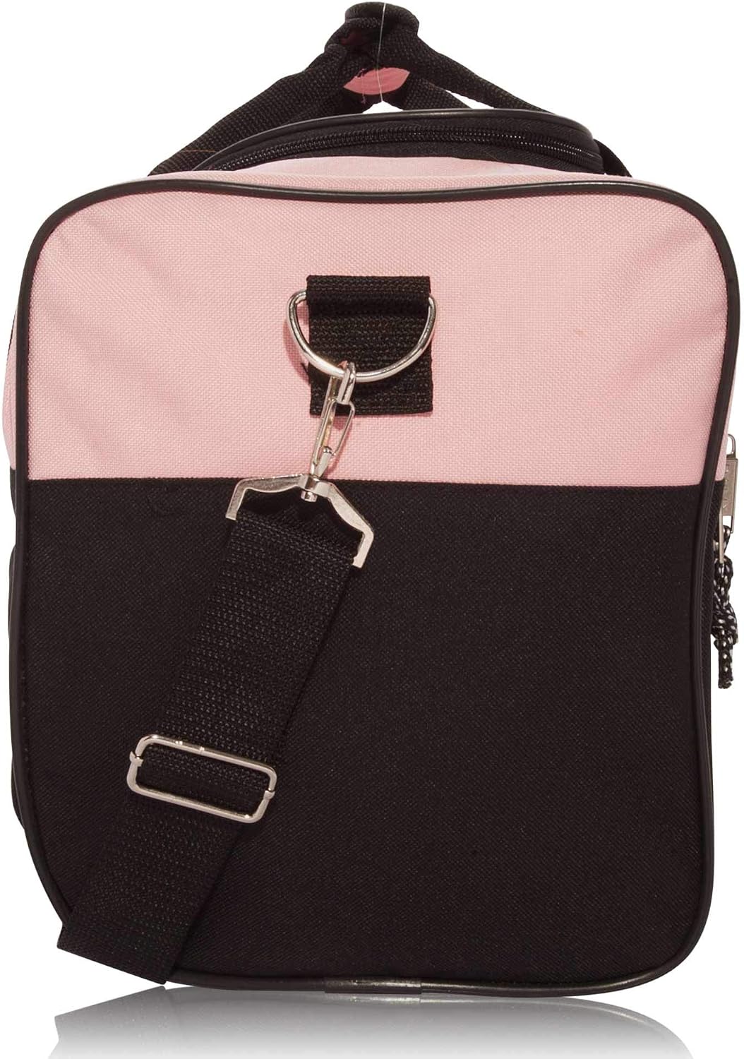 Dalix Ballet Shoes Dance Duffle Bag Embroidered Travel Gym Duffel Pink