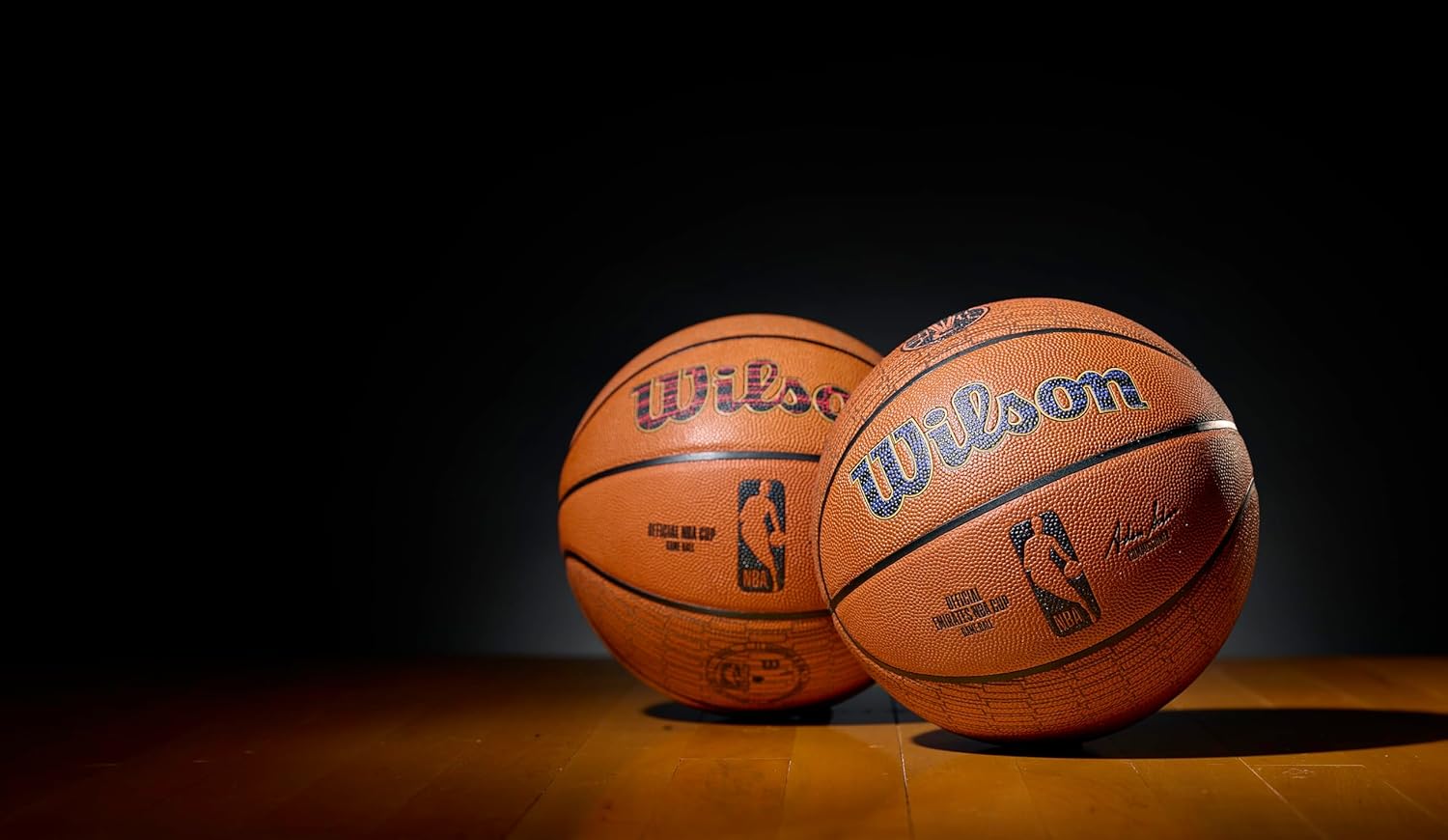 WILSON Emirates NBA Cup Official Game Basketball - Size 7, Brown