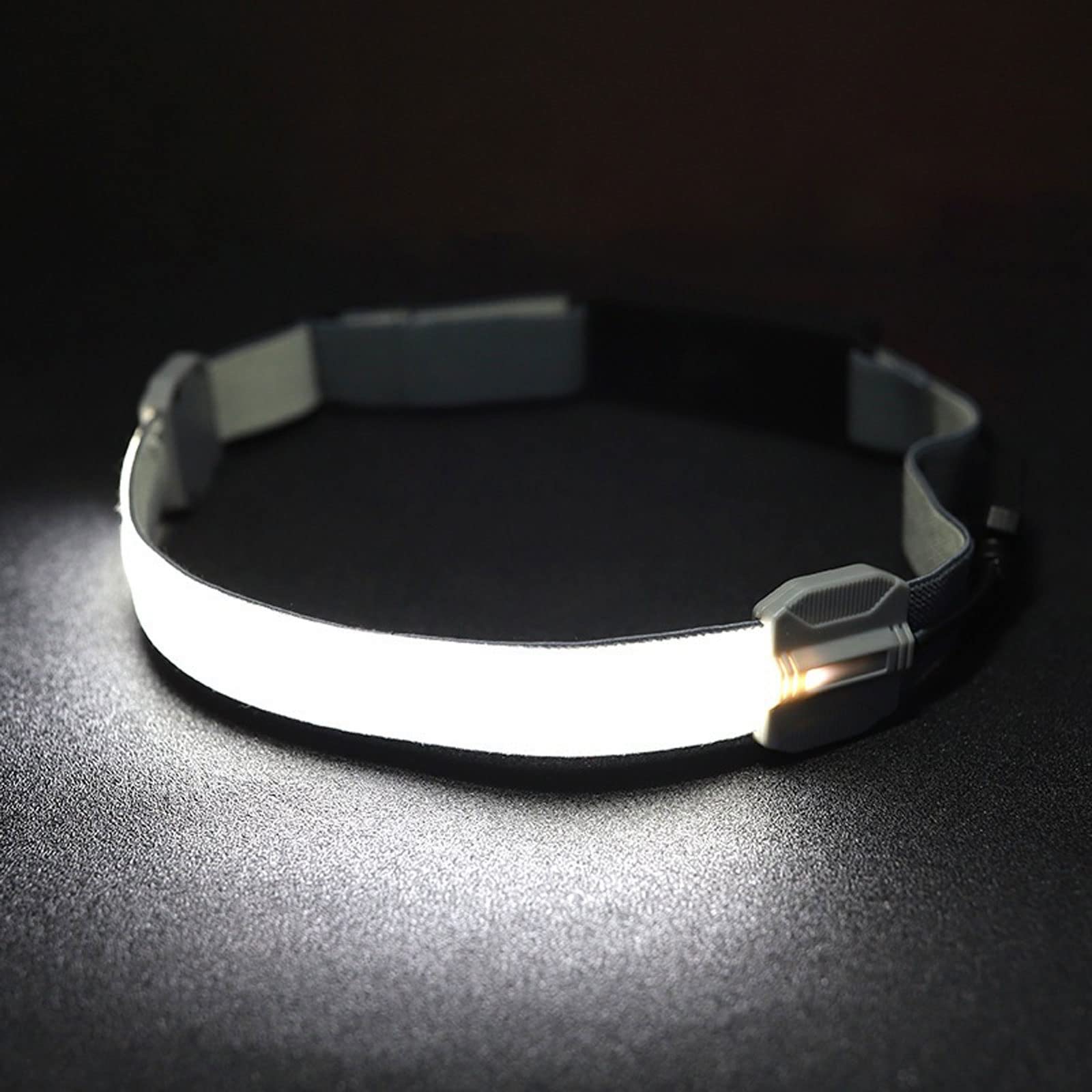 Latarka czołowa COB LED reflektor wbudowany akumulator reflektor wodoodporna lampa białe czerwone oświetlenie do pracy na kempingu