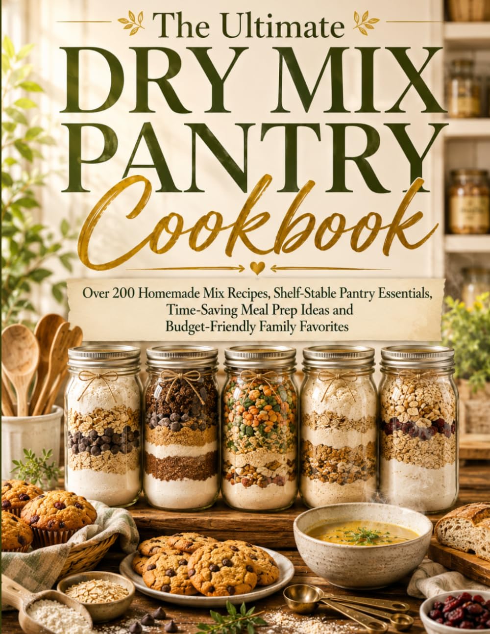 The Ultimate Dry Mix Pantry Cookbook: Over 200 Homemade Mix Recipes, Shelf-Stable Pantry Essentials, Time-Saving Meal Prep Ideas and Budget-Friendly Family Favorites