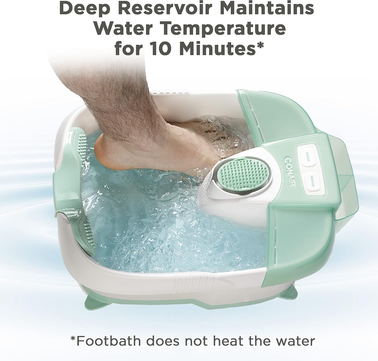 Conair Pedicure Foot Spa with Massage and Bubbles/Vibration