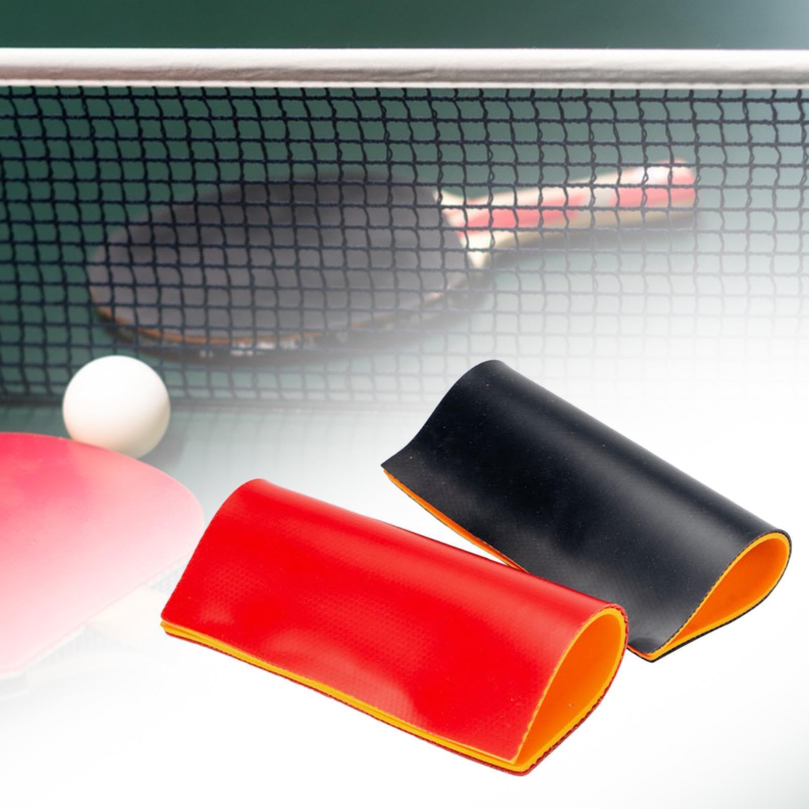 2 Pezzi Copertura Gomma per Racchetta da Tennis Tavolo Colla Multiuso Semplice da Applicare Favorisce Sensibilità E Passaggio Rapido del Pallone