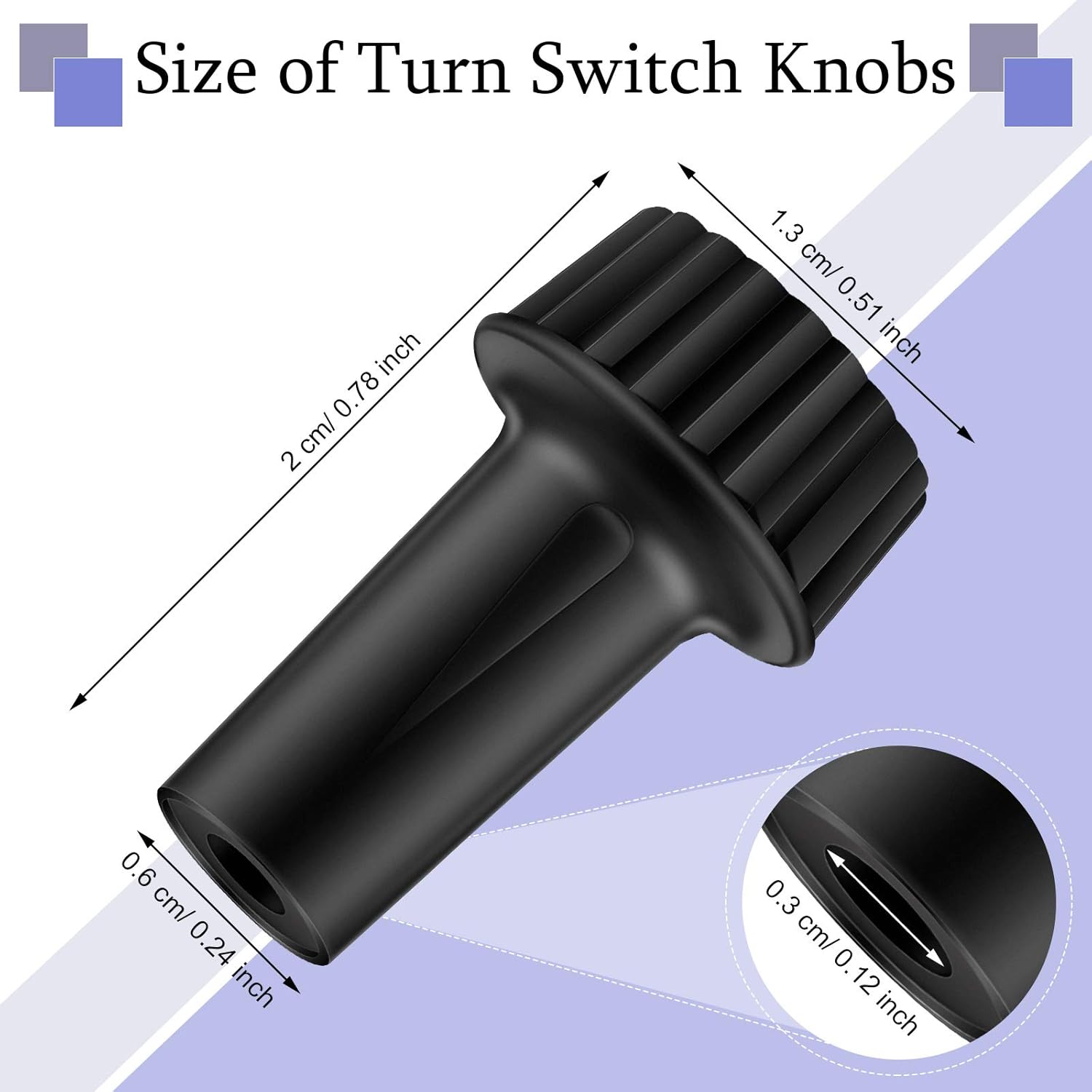 Flаѕh Dеаlѕ - 40% оƒƒ 20 Pieces On or Off Replacement Lamp Knobs Turn Switch Twist Black Plastic Socket Extension Knobs Threaded for Light and Fan Fixtures Gеt Sресіаl Prісе 20 Pieces On or Off Replacement Lamp Knobs Turn Switch Twist Black Plastic Socket Extension Knobs Threaded for Light and Fan Fixtures