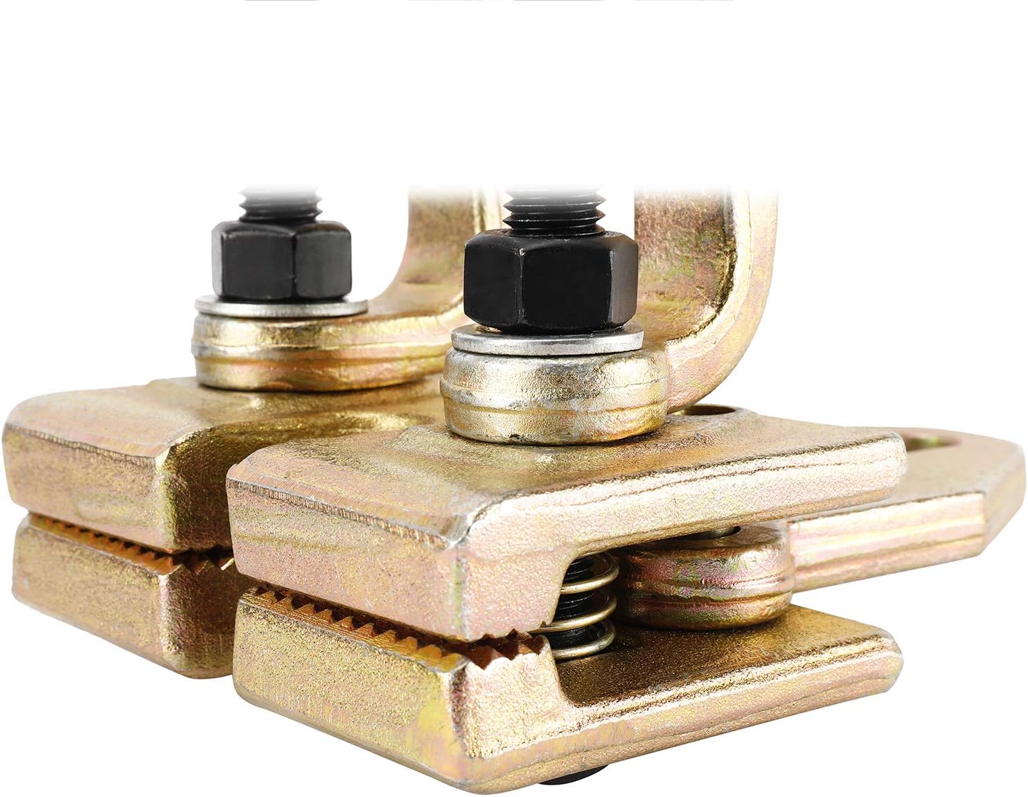 YaeMarine Heavy Duty 5 Ton Right-Angle Two-Way Auto Body Pull Clamp for Car Body Repair Tool Kit