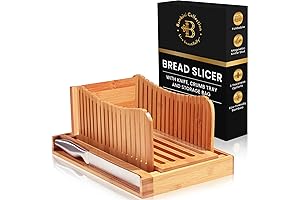 Bambussi Specialized Multifunctional Bread Loaf Cutter Slicer