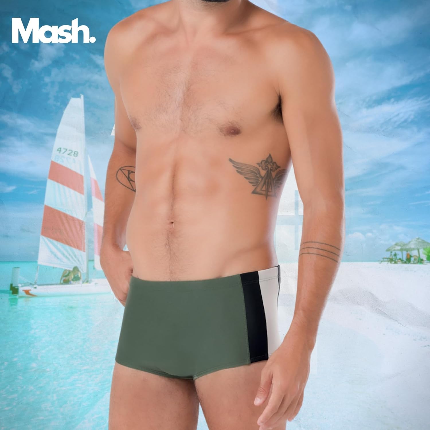 Sungão de Praia Mash Resistente ao Cloro UV 50+ Dry Fast Masculino Listra Lateral em promoção! Veja a oferta e mais achadinhos de Moda praia 6 Hoje é o melhor dia para comprar Sungão de Praia Mash Resistente ao Cloro UV 50+ Dry Fast Masculino Listra Lateral com aquele preço maroto! Promoção! Aproveite a oferta! 6