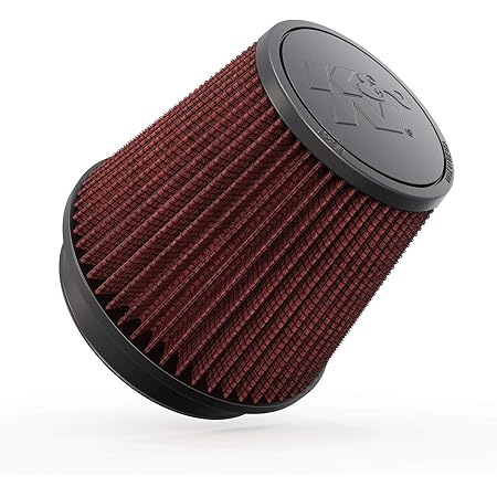 Filtro Aire Universal K&N RU-2820 Filtro De Goma Universal Coche Y Moto Filtro Conico Coche