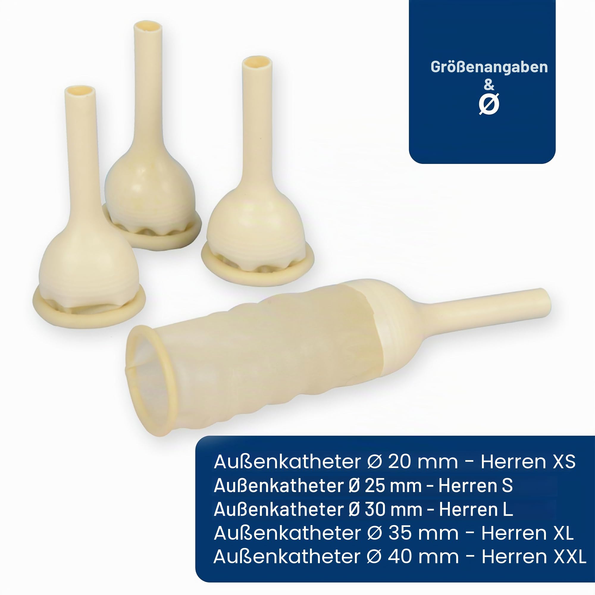 Katheter Herren Latex – Durchmesser 40 mm