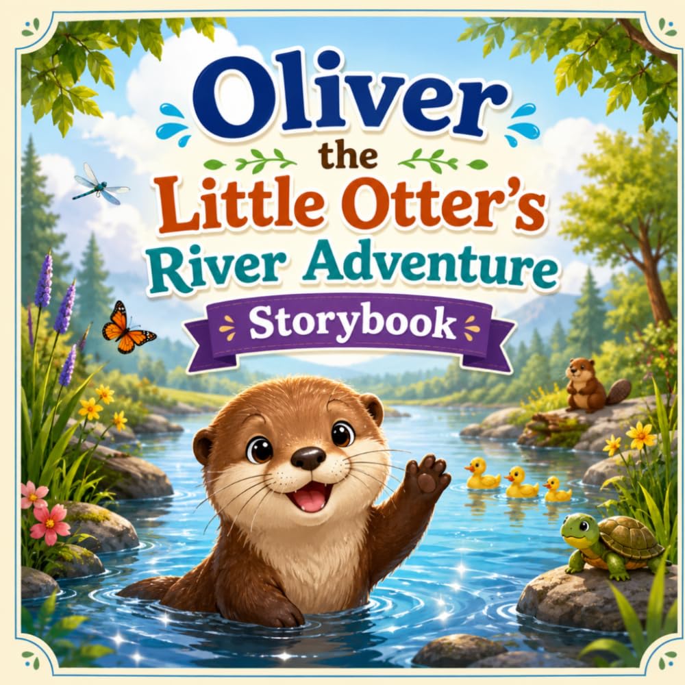 Oliver the Little Otter's River Adventure: Cute Storybook