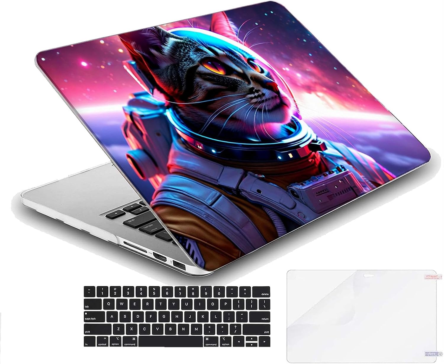 Compatible with MacBook Neo 13-inch, Hard Shell Case with Keyboard Cover and Screen Protector (A3404 A18 Pro chip, 2026 Release) - Kittens MC22748