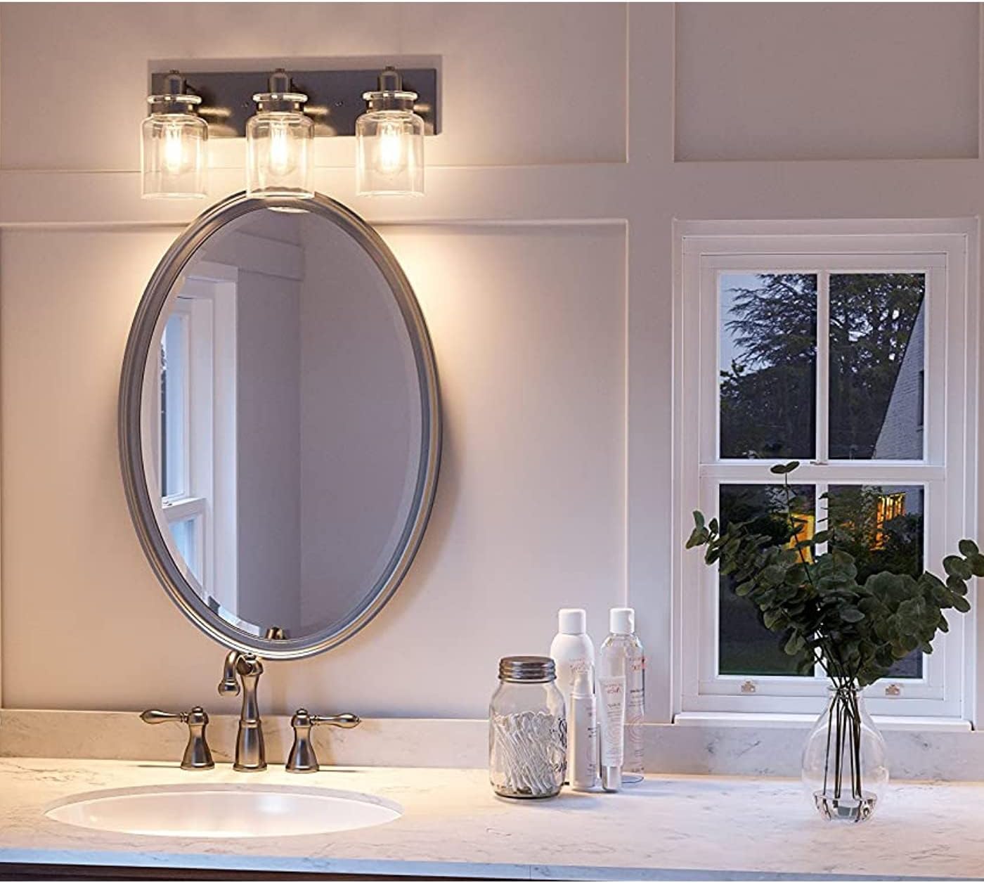 Get Discount Offer Bathroom Vanity Light Fixture - Bath Interior Lighting (Brushed Nickel, 2 - Lights)