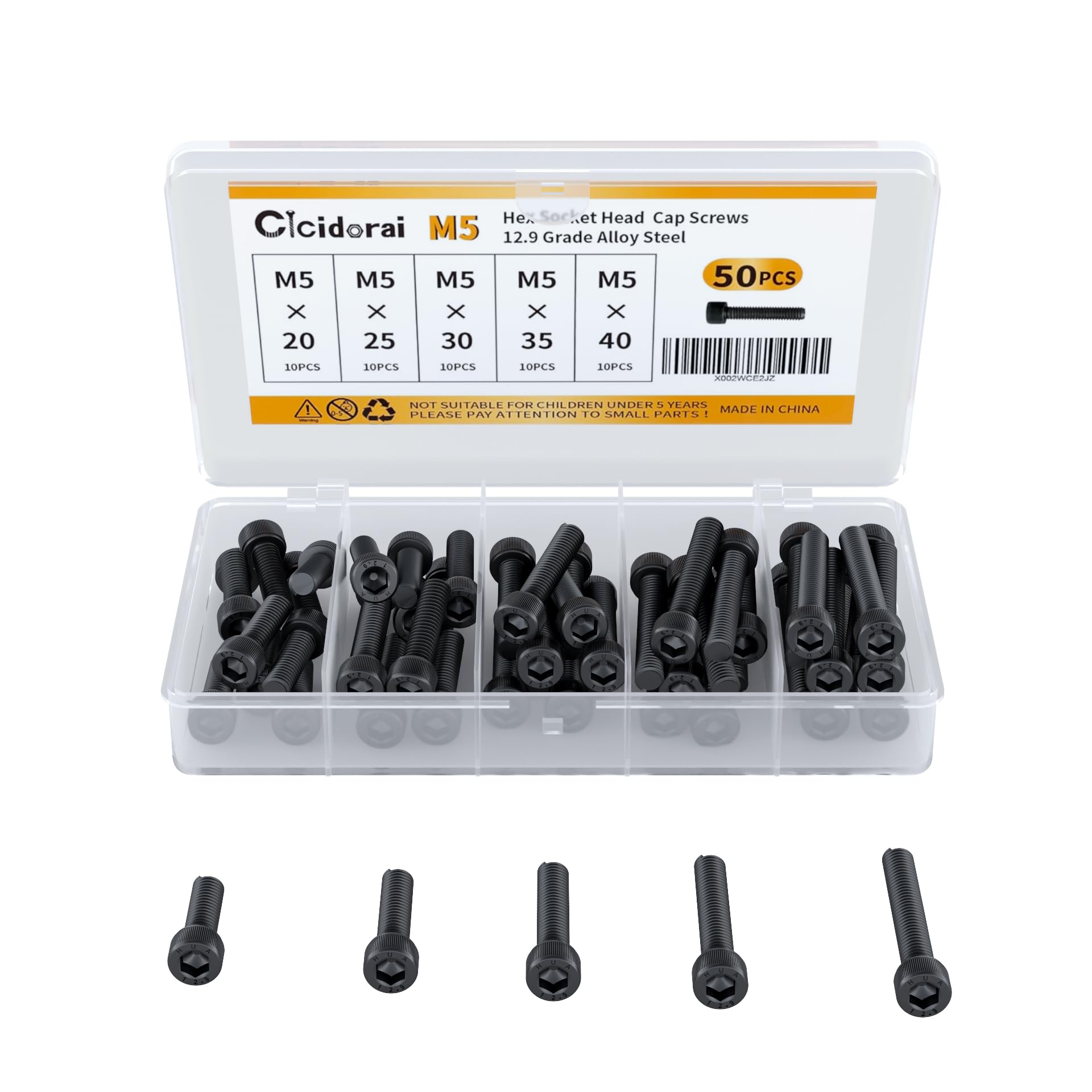 純銀製品　新品 Cicidorai M5 x 20mm 25mm 30mm 35mm 40mm ボタンヘッドソケット