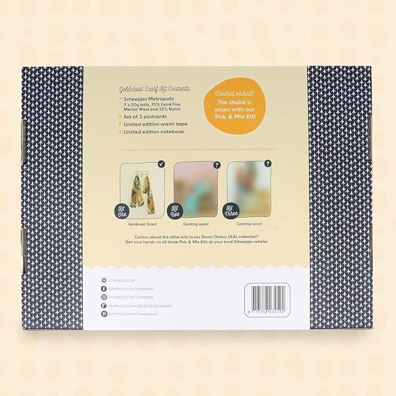 Scheepjes CKAL Goldcrest Scarf Kit - 1 Piece