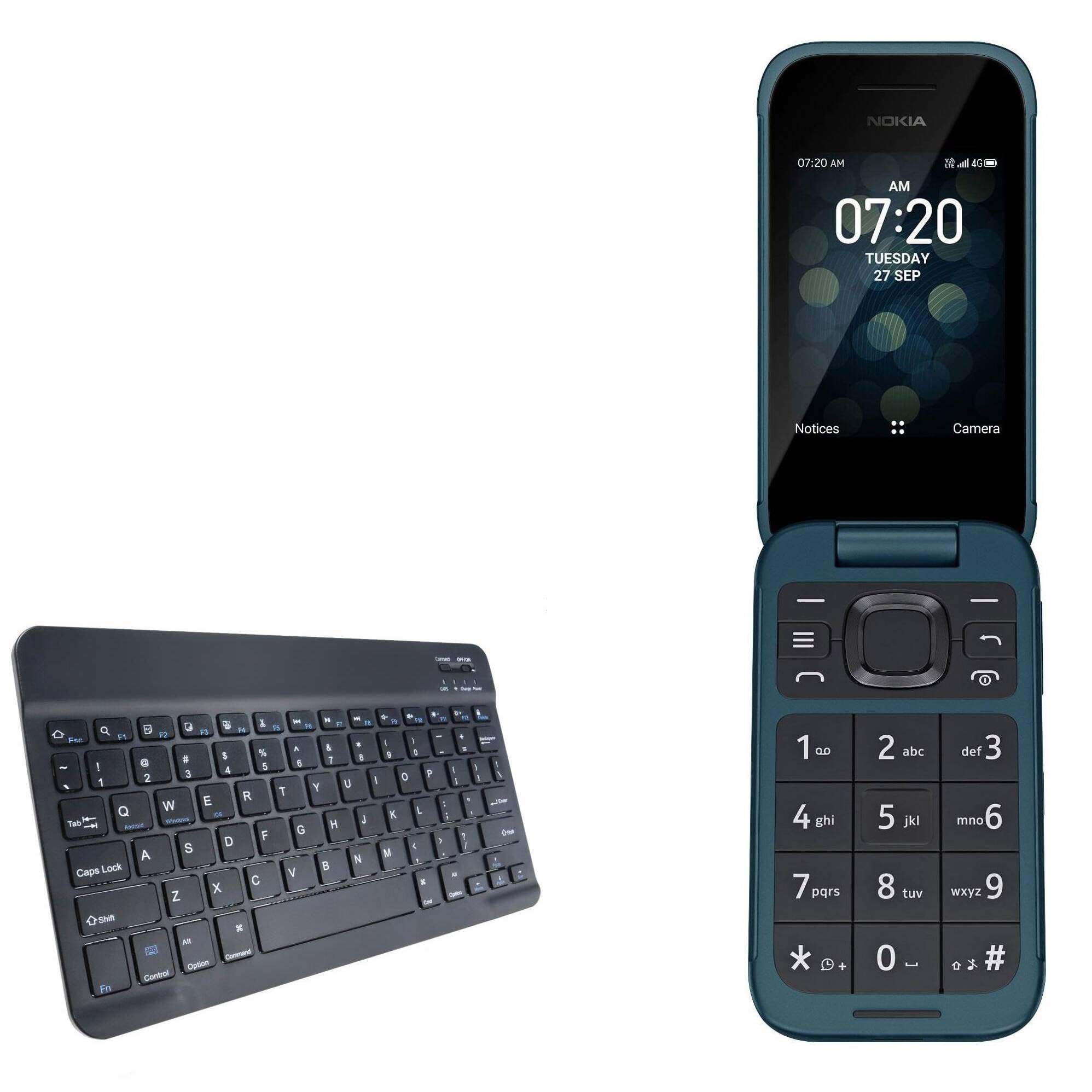 Amazon.com: BoxWave Keyboard Compatible with Nokia 2780 Flip