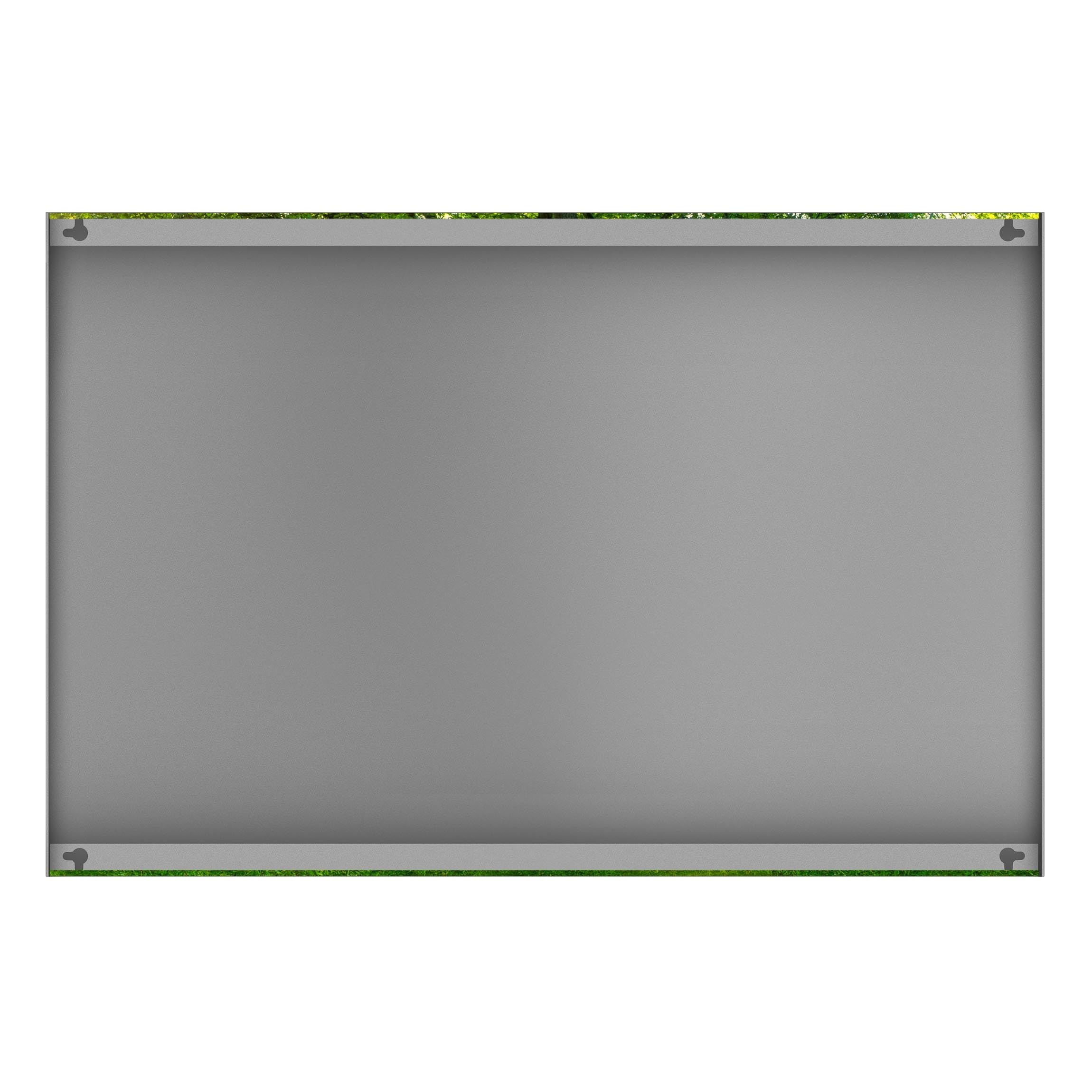 Magnettafel Pinnwand für Magnete Wald Bäume Natur Magnetboard - Magnetwand Made in Germany - Landschaft Modern Notiztafel grün Küche Flur Büro Visionboard WBMT_6815 (90x60cm)