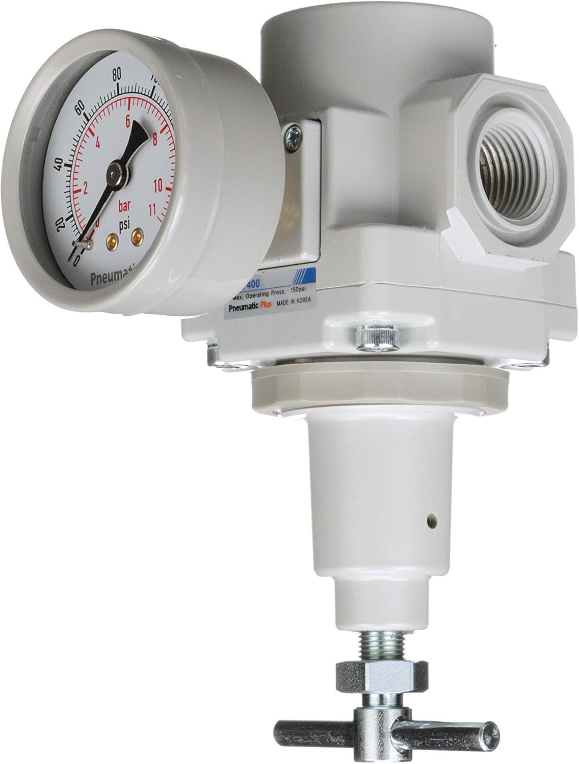 🛒 Crаzу Dеаlѕ PneumaticPlus SAR400T-N06BG Compressed Air Pressure Regulator 3/4 NPT with Gauge & Bracket (T-Handle)