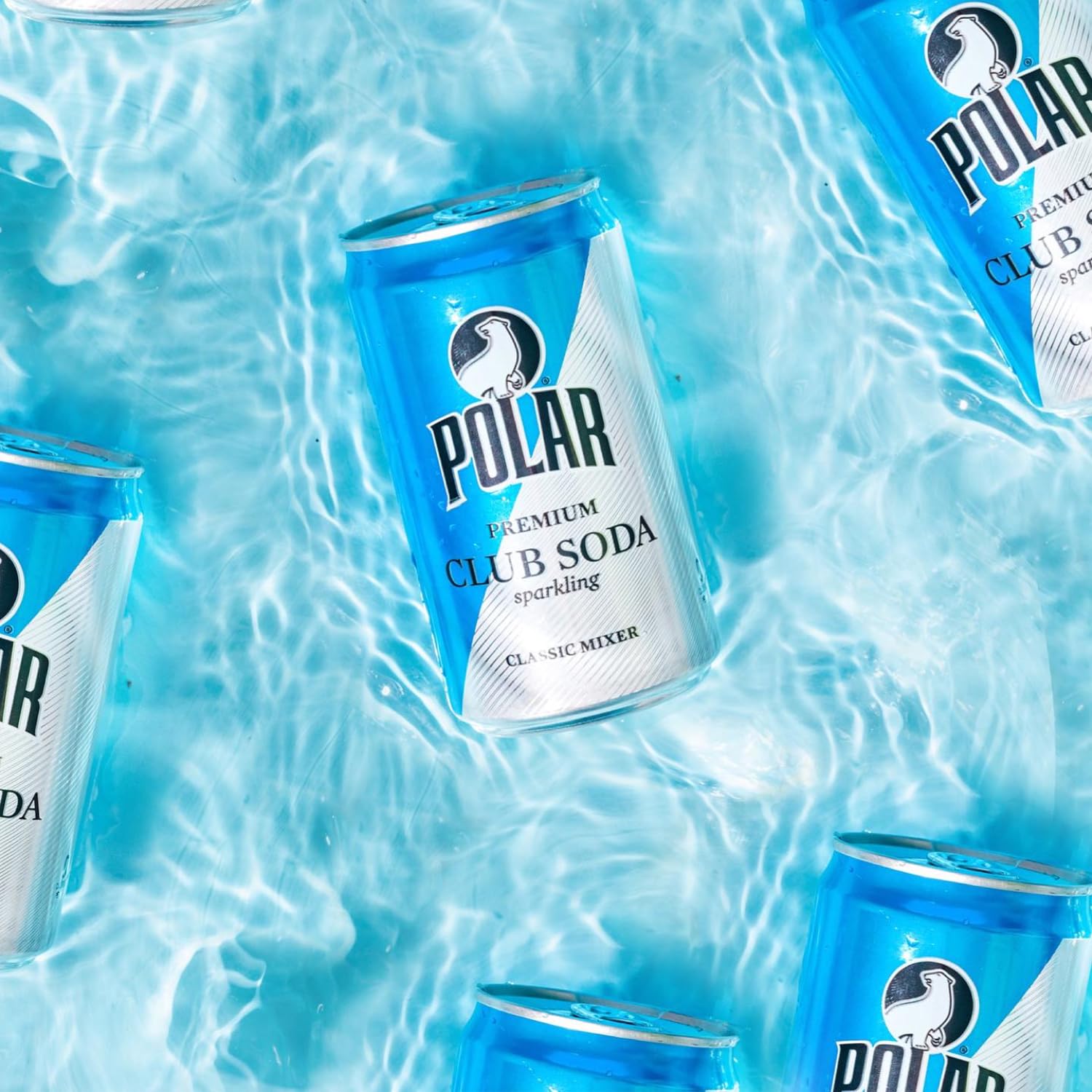 LastFuel. POLAR Club Soda - 24pk 7.5oz Cans | Crisp Refreshment, Perfect Mixer | Ideal for Cocktails and Mocktails