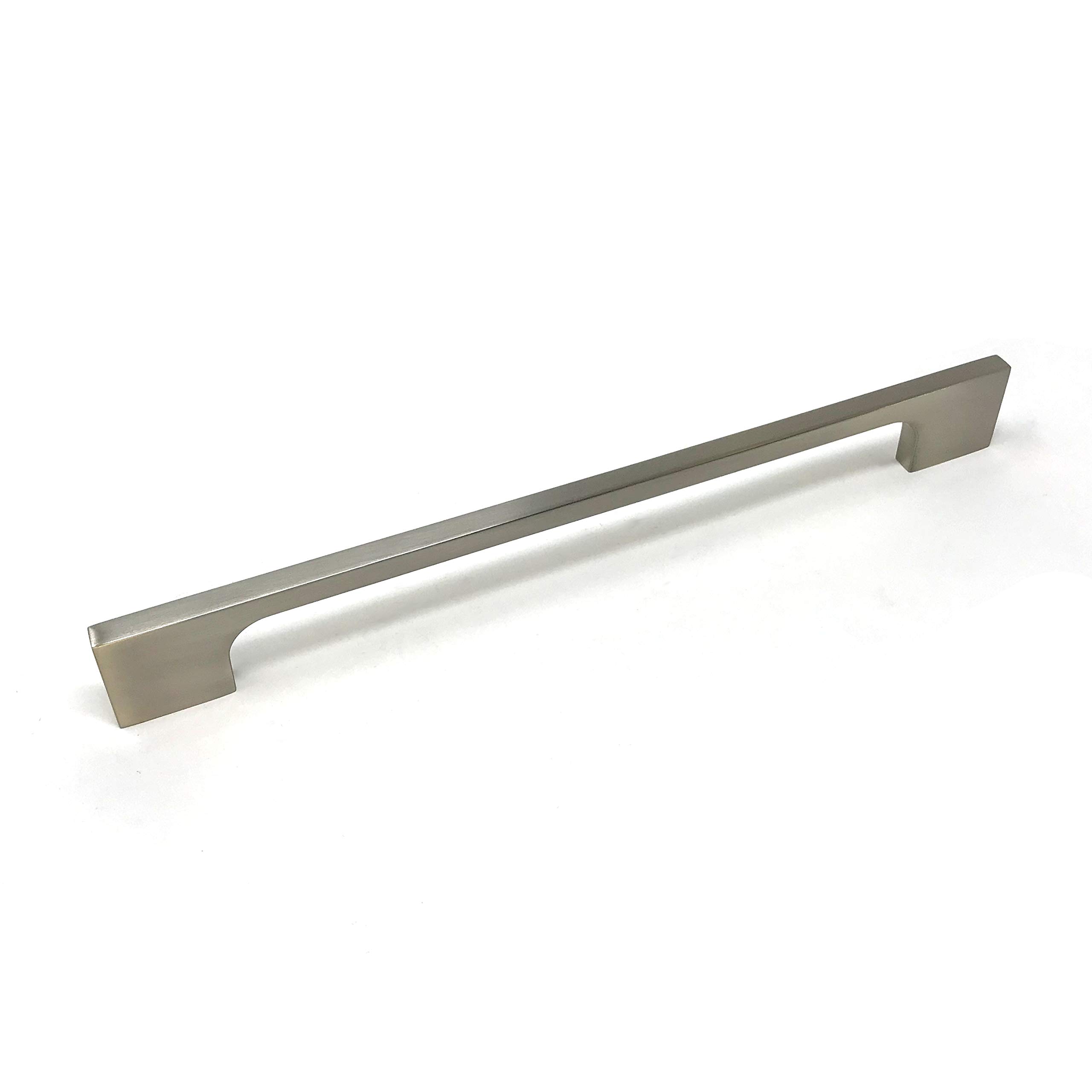 Handle & Home Nickel 192Mm Brushed Slim Pull Handle For Kitchen Cabinets | Bedroom | Bathroom | Furniture | Cupboards