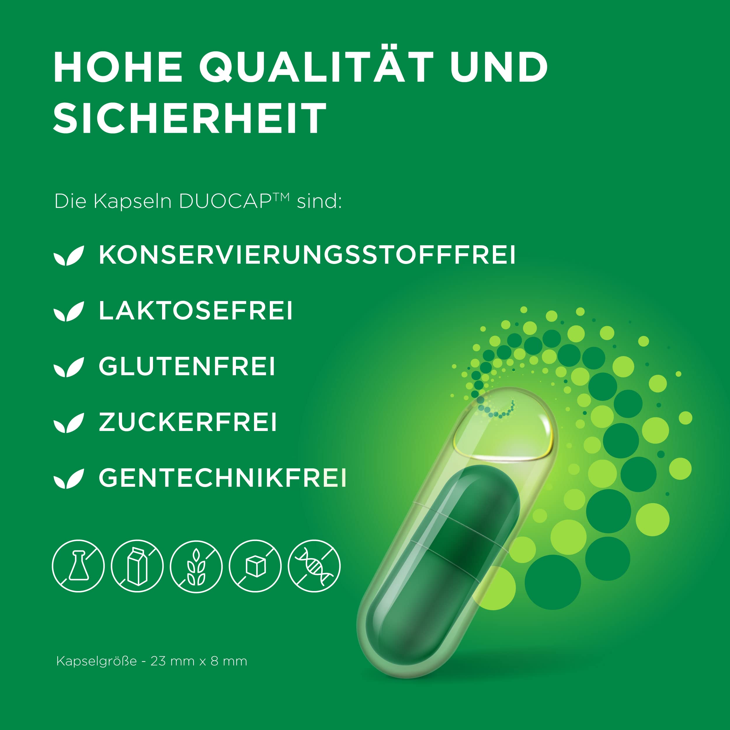 ProCombo – das smarte Synbiotikum mit gezielter Ausrichtung der "guten" Bakterien. Doppelkapsel und flüssige Formel für schnelle Ergebnisse. 1 Kapsel pro Tag. Laborgeprüft (30 Kapseln)