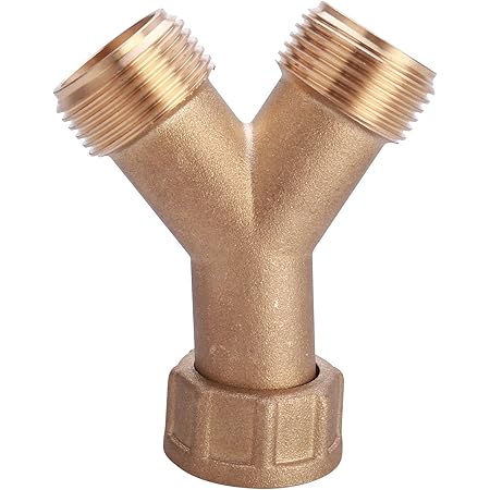 First4Spares Brass Y Piece Adaptor – 3/4" / 1.9cm – Fridge Dishwasher Washing Machine
