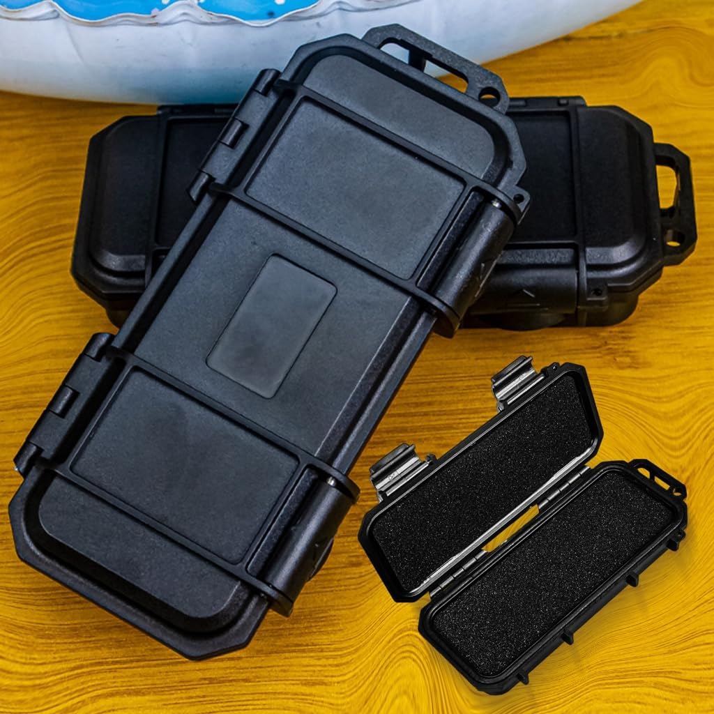 Portable Small Tool Gear Storage Case with Protective Foam Interior Shockproof Gadgets Box for Various