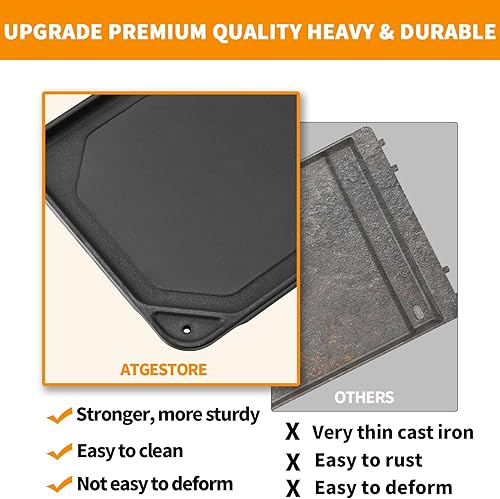 Miniatura 4 de 4396096RB Plancha de repuesto para piezas de estufa Whirlpool, W10297135 Placa de hierro fundido para Maytag, Kitchenaid, Jenn Air, Amana, Cocina