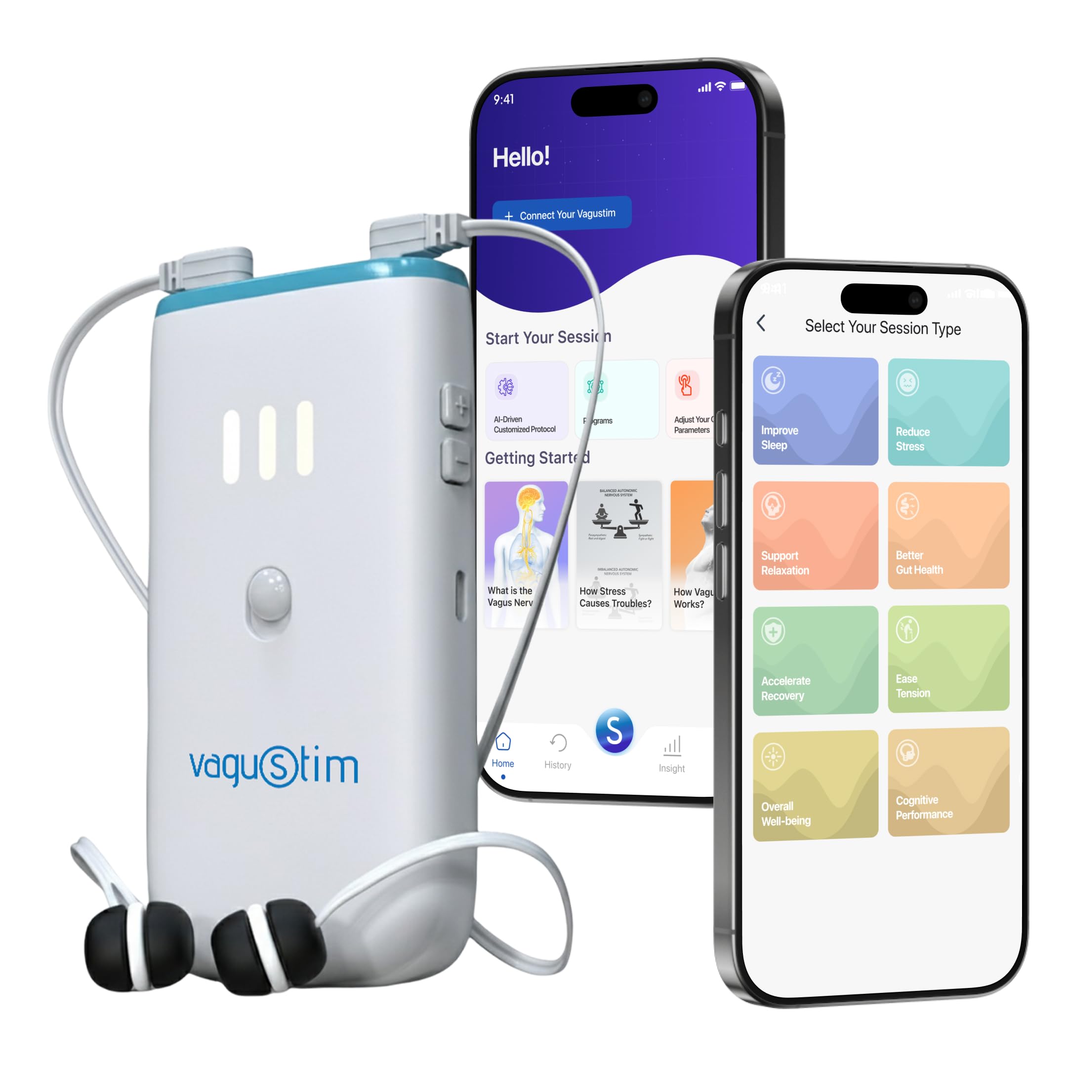 V2 – Natural Relaxation Technology | Reduce Stress, Improve Sleep Quality, Support Digestion, Ease Tension & Boost Overall Well-Being