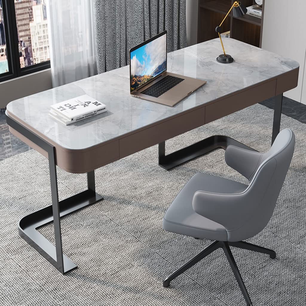 Schreibtische fürs Homeoffice Home Office Desk Workstation Studientisch for Home Office Workstation, Moderne minimalistische Schreibtisch im Stil Schreibtische fürs Homeoffice(B,160CM)