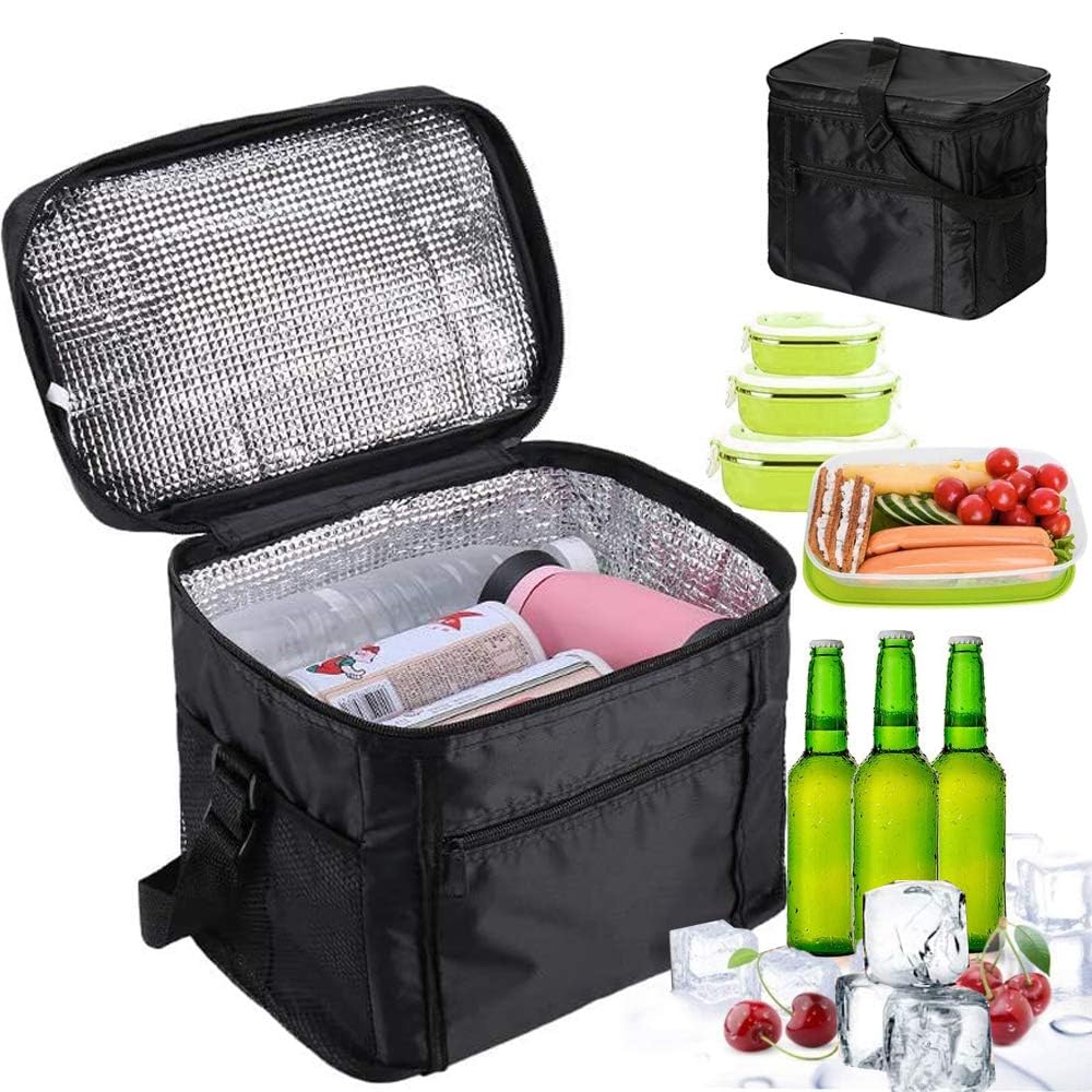 Borsa Termica Per Picnic 1 PCS Borsa Frigo Piccola 10L Borsa Termica,Sacchetto Termico Borsa Isolante Pieghevole