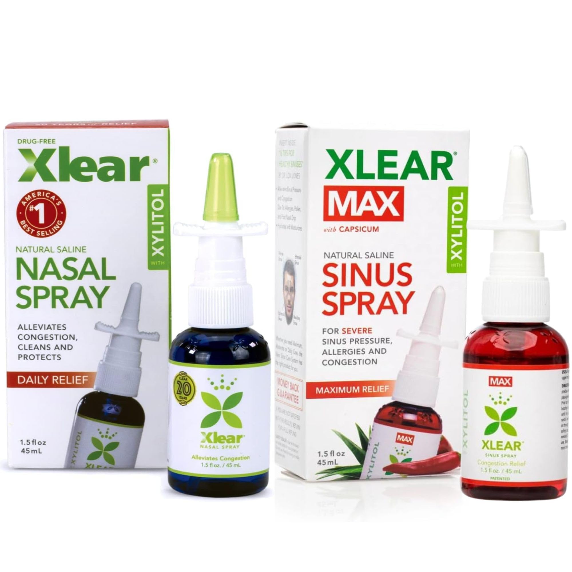Xlear Natural Nasal Spray with Xylitol, 1.5 fl oz (Pack of 2) — Amazon image 10