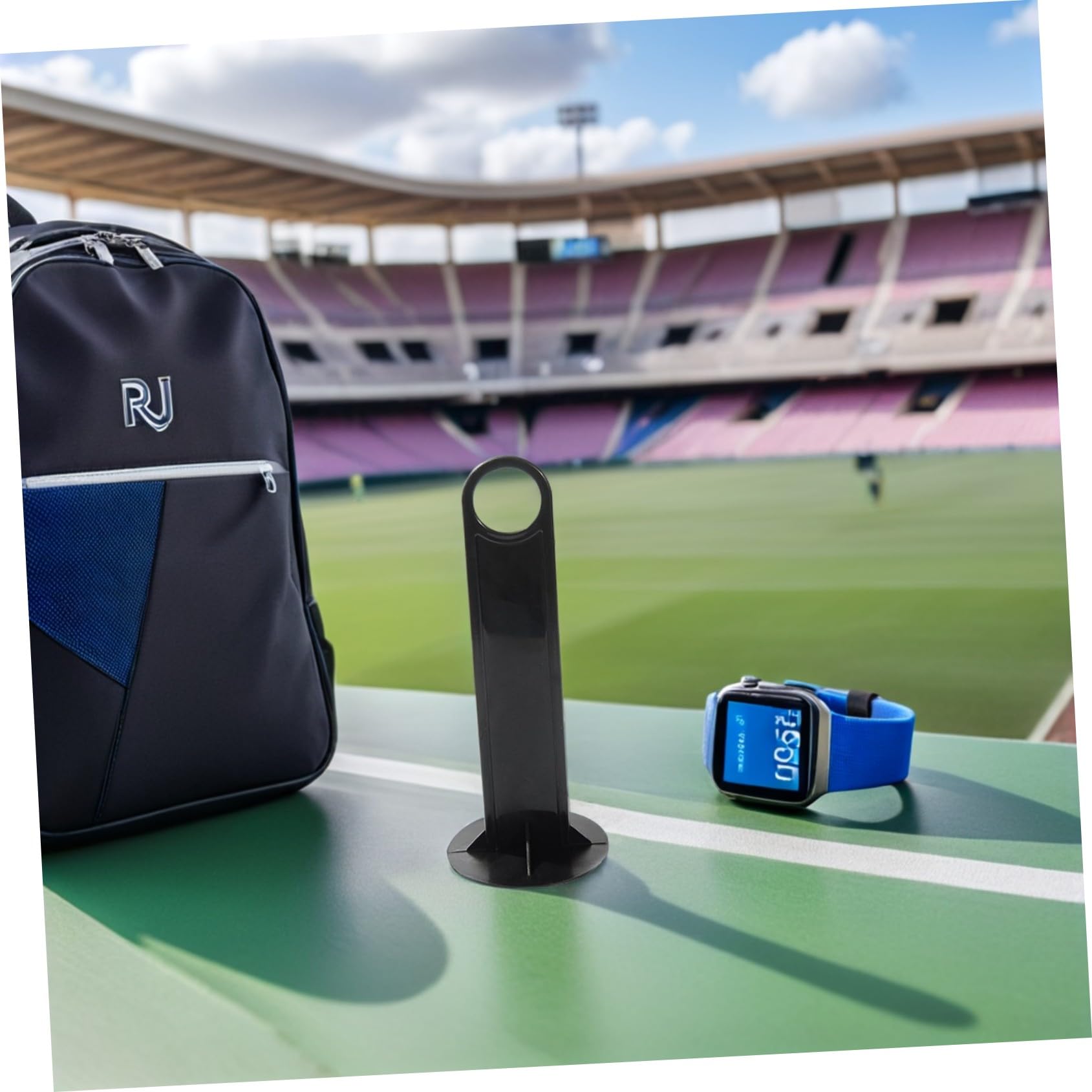 Porte-Cône De Football Portable 5 Pièces Support De Rangement Léger en Polypropylène pour Équipement D'Entraînement De Football avec Poignée Facile À Transporter