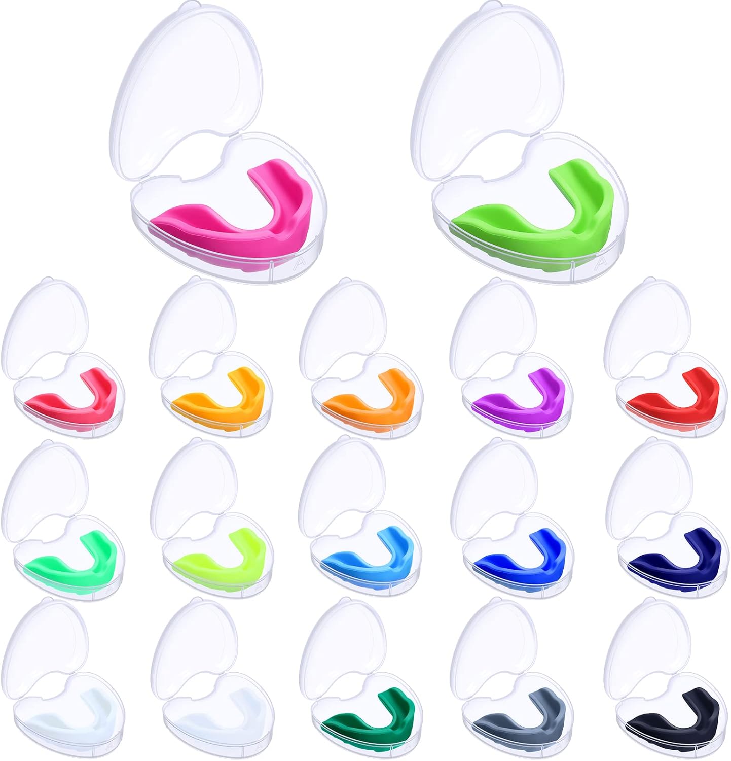 17 Pack Kids Sport Mouth Guard Youth Football Mouthguard