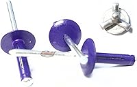 Vista 14 de Revestimientos Pop Explosivos Negros de 3/16 Pulgadas, Mandril de Aluminio de Cabeza Grande de Tres Pliegues, Rango de Agarre de.040 -.354, de Edge