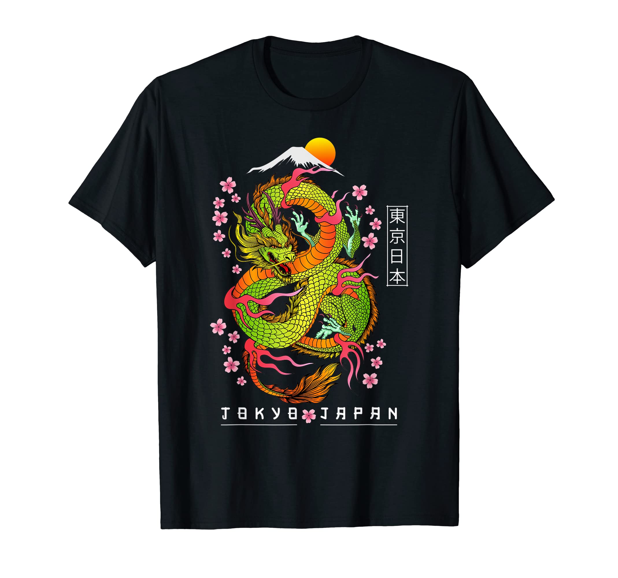 Japan Pop Culture Asian Streetwear Apparel Co.Japanese Aesthetic Dragon Tokyo Japan Asian 80’s Manga Anime T-ShirtOEKO-TEX STANDARD 100