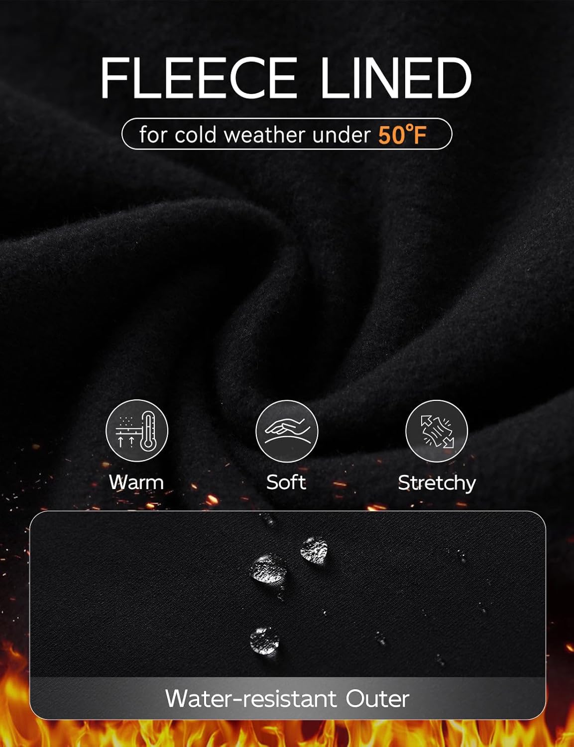 baleaf Women's Fleece Golf Pullover Water Resistant Half Zip Running Jacket Thermal Shirts Winter Cold Weather Gear