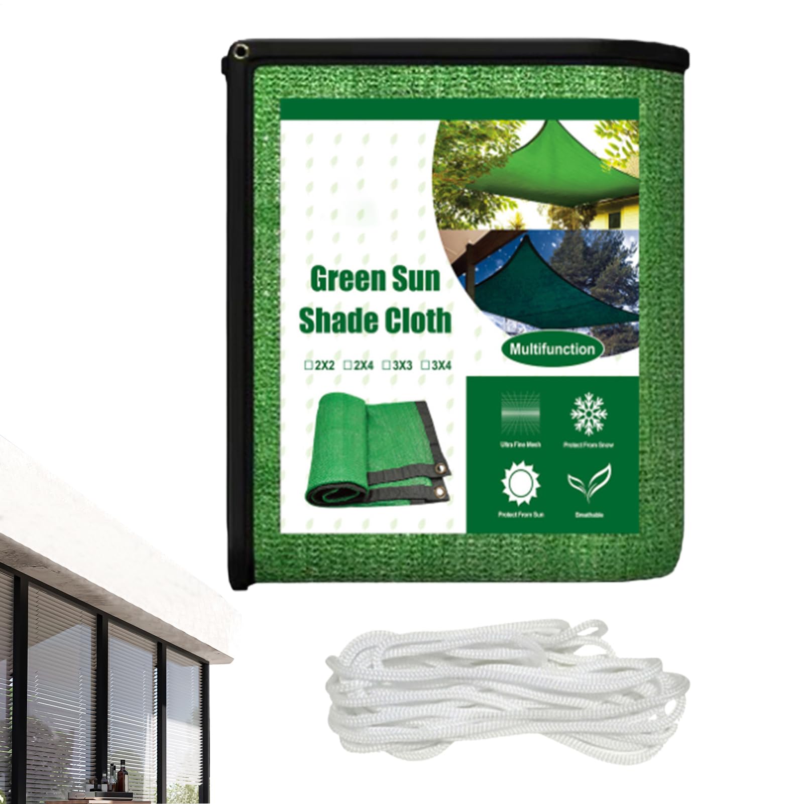 Pare-Soleil d'extérieur pour terrasse bâche d'ombrage robuste anti-UV