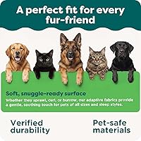 Vista 8 de Furhaven - Funda de repuesto para cama de perro de felpa y gamuza estilo sofá, lavable a máquina, color gris, tamaño jumbo plus (XXL)