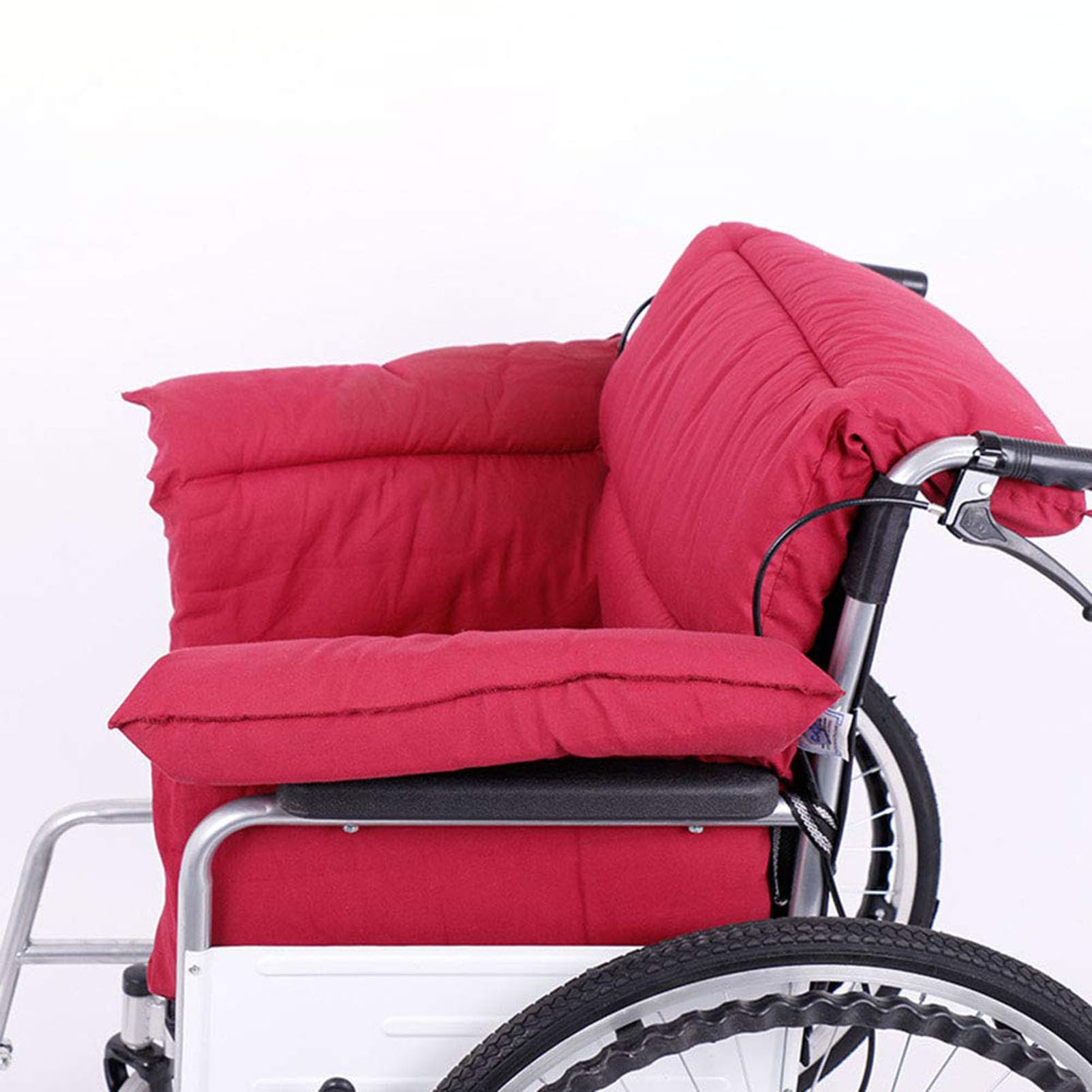 Cojín para silla de ruedas, cojín de espuma viscoelástica para alivio de presión para ciática, diseño en forma de T para mayor comodidad y apoyo, accesorio suave para silla de ruedas
