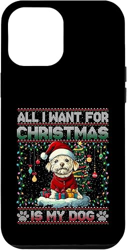Miniatura 25 de Maltese Christmas Tree Lights Decorations Dog Lover Xmas Case for iPhone 11