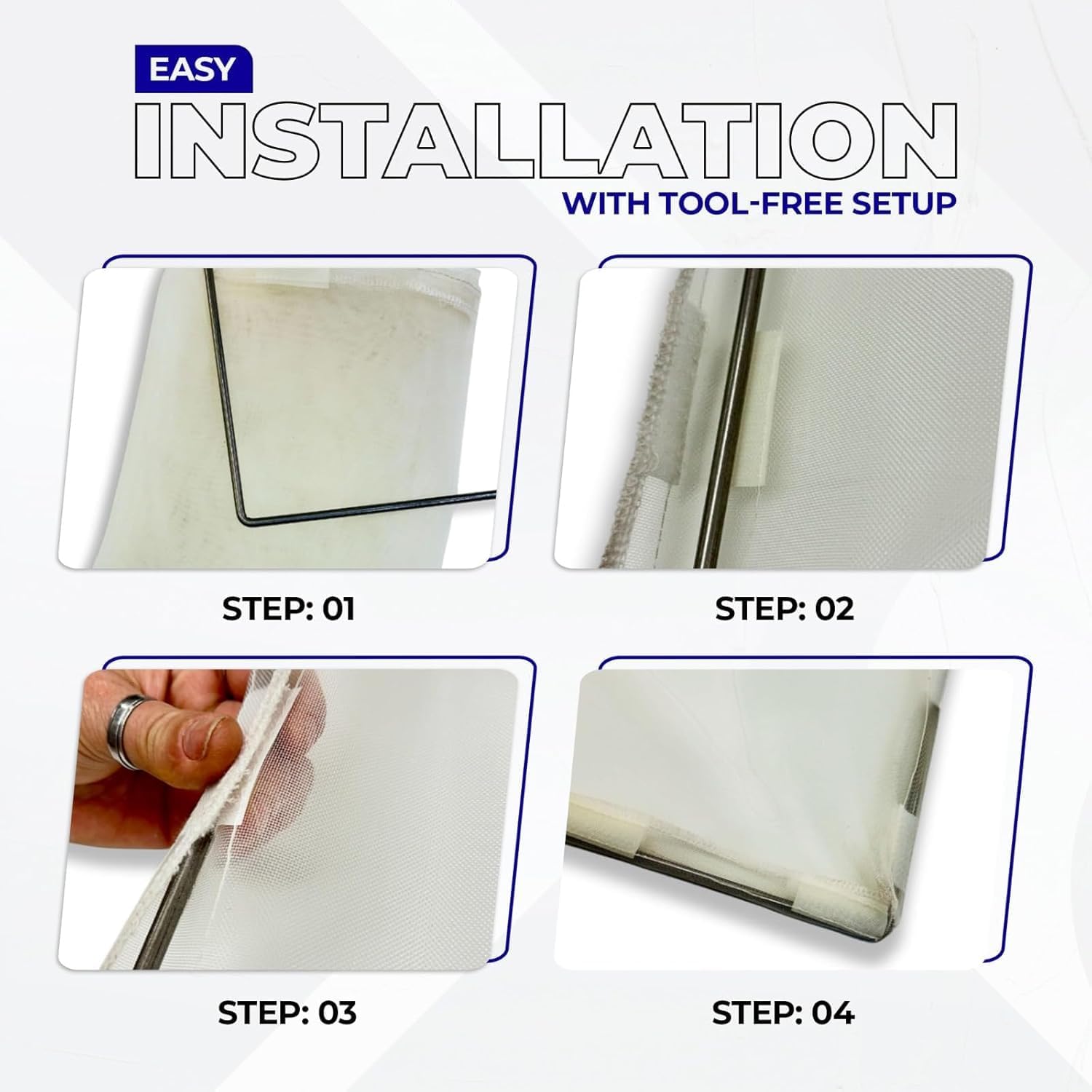 Huebsch Dryer Frameless Lint Screen Replacement – Durable Mesh Filter Trap for Commercial & Home Dryers – Improves Airflow & Drying Performance - ALM401451G (Pack of 3) - 21" x 31"
