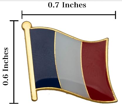 A-ONE 3 PCS Pack- Chateau de Chantilly Landmark Patch+France Flag Lapel Pin and Applique, French Castle Embroidery, Travel Souvenir, Sew on Iron on Embroidery, Patritism Accessory NO.325B
